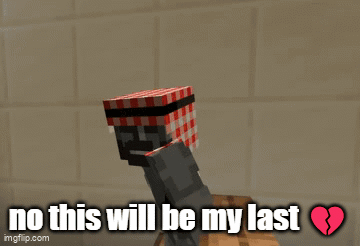 A Minecraft Character With A Tnt Bomb On His Back GIF
