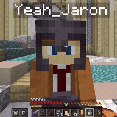 A Minecraft Character With The Name Yeah_jaron GIF