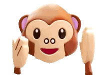 A Monkey Giving A Thumbs Up Sign With Its Hands Sticker