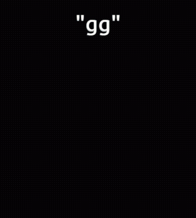 A Monkey Is Walking On A Tiled Floor With The Words " Gg " Written On It GIF