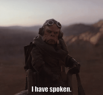 A Monkey With Goggles And Headphones Says I Have Spoken GIF