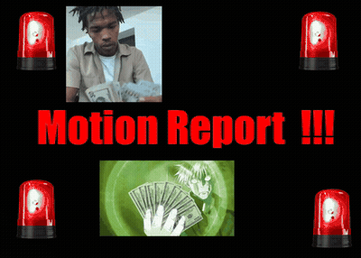 A Motion Report With A Man Holding A Bunch Of Money GIF