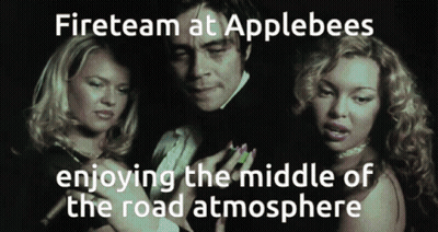 A Movie Poster For Fireteam At Applebees GIF