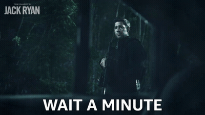 A Movie Poster For Jack Ryan Shows A Man Holding A Gun GIF