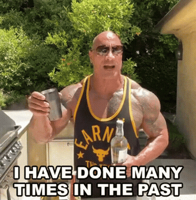 A Muscular Man In A Tank Top Is Holding A Bottle Of Alcohol And A Cup . GIF