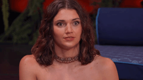 A Naked Woman With A Choker Around Her Neck GIF