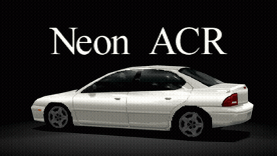 A Neon Acr Car Is Shown In A Black Background GIF