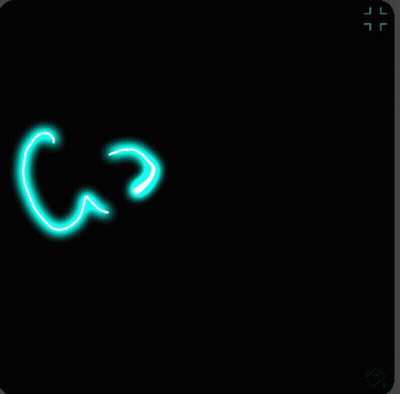 A Neon Sign That Says Good Morning With Hearts GIF