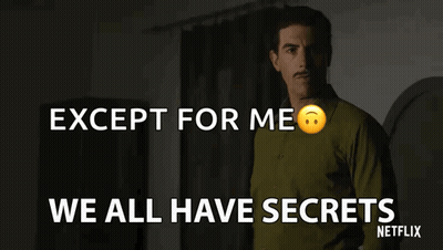 A Netflix Ad Shows A Man Standing In A Dark Room GIF