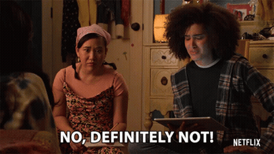 A Netflix Advertisement Shows A Man Holding A Tablet And A Woman Sitting Next To Him GIF
