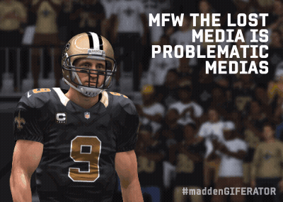 A New Orleans Saints Football Player Wearing Number 9 GIF