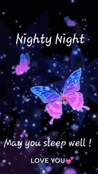 A Nighty Night May You Sleep Well ! Love You ! GIF