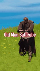 A+ Old Man Bathrobe GIF