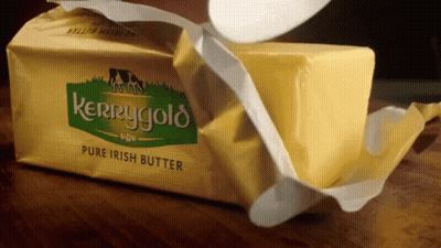 A Package Of Kerrygold Pure Irish Butter GIF
