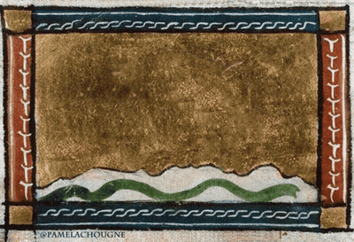 A Painting By Pamelachougne Shows A Snake GIF