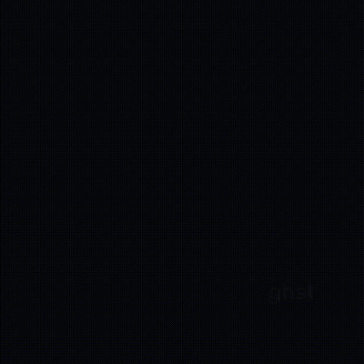 A Painting Of A Baseball With The Word Ghst On The Bottom GIF