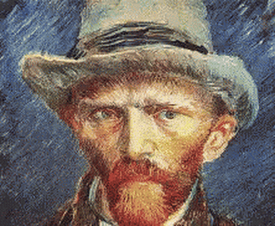 A Painting Of A Man With A Beard Wearing A Top Hat GIF