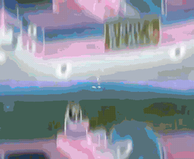 A Painting Of A Person 'S Feet With The Word Invincible On The Bottom GIF