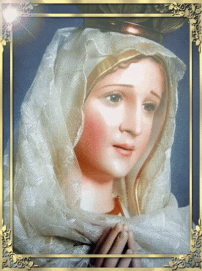 A Painting Of A Woman Wearing A White Veil GIF