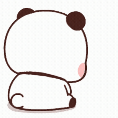 A Panda Bear Is Sitting Down And Crying With Chinese Writing Behind Him GIF