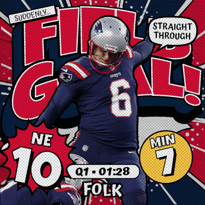A Patriots Football Player Says " Straight Through " GIF