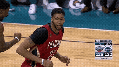 A Pelican Basketball Player Runs On The Court GIF