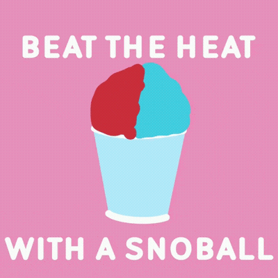 A Pelican 'S Snowball With A Pink Background GIF
