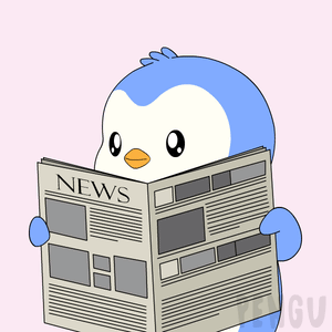 Penguin Reading Newspaper With News GIF