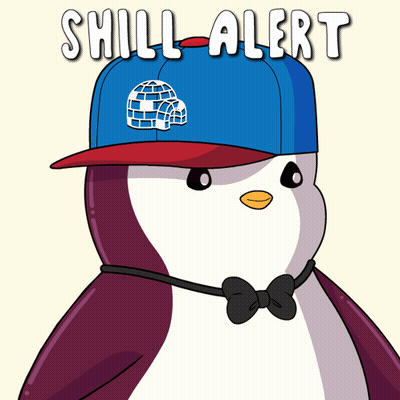 A Penguin Wearing A Hat And A Bow Tie With The Words Still Alert Above It GIF