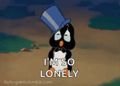A Penguin Wearing A Top Hat And Bow Tie Is Standing On A Dirt Road . GIF