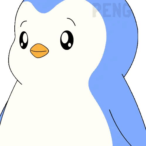 A Penguin With Its Eyes Closed And The Words Of Course Written Below It Sticker