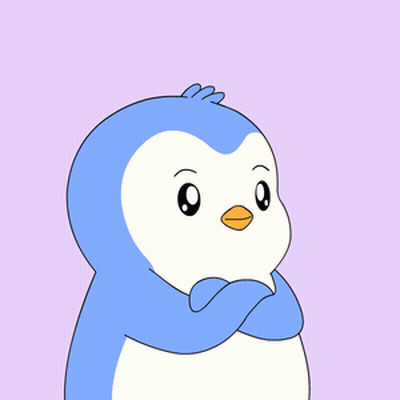 A Penguin With The Words " I Don 'T Know " Behind It GIF