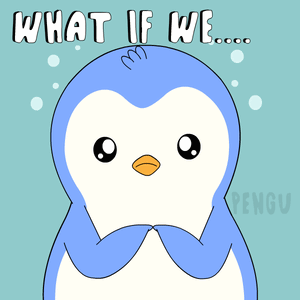 A Penguin With The Words What If We Held Hands Below It GIF