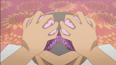 A Person Holding A Purple Object With The Words What I Can 'T Take It Off On The Bottom GIF
