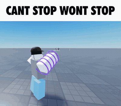 A Person In A Video Game With The Words Cant Stop Wont Stop On The Bottom GIF