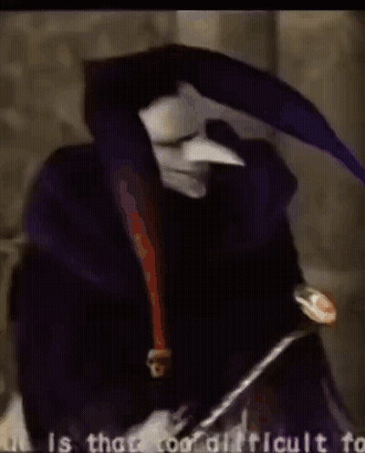 A Person In Purple Pants Is Standing On A Concrete Floor . GIF
