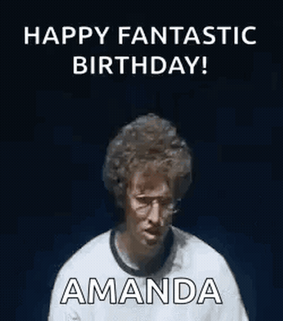 A Person Is Covering Their Face With Their Hands And Says `` Happy Fantastic Birthday ! '' GIF