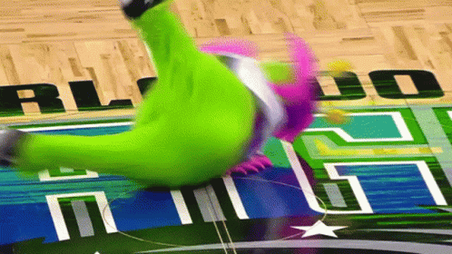 A Person Is Doing A Handstand In Front Of A Sign That Says Rldo GIF