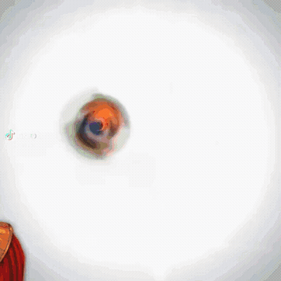 A Person Is Giving A Red Card To A Cartoon Character GIF