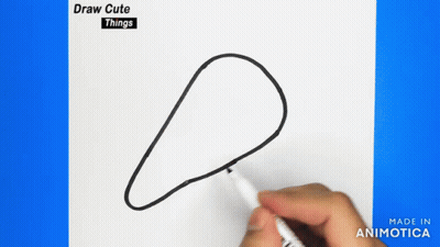 A Person Is Holding A Marker And Drawing A Circle On A Piece Of Paper . GIF