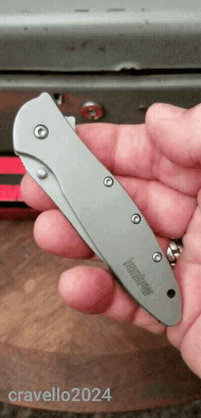 A Person Is Holding A Small Knife In Their Hand With The Hashtag Cravello2024 GIF