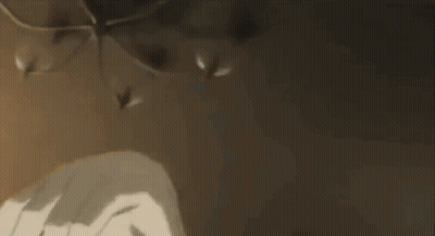 A Person Is Laying On A Bed With Their Head On Another Person 'S Shoulders . GIF