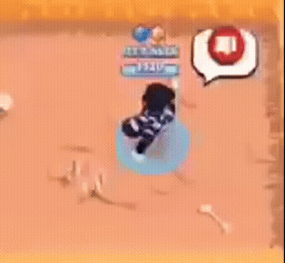 A Person Is Playing A Video Game With A Speech Bubble Above Them . GIF
