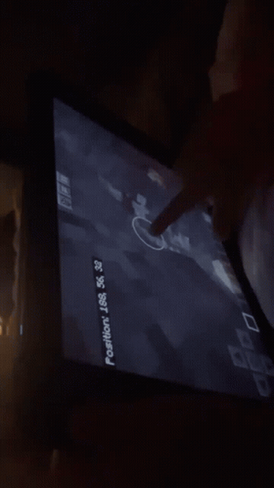 A Person Is Pointing At A Screen That Says Position 1888 GIF