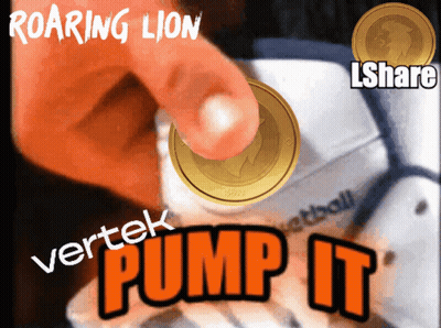 A Person Is Putting A Coin Into A Machine That Says Vertek Pump It GIF
