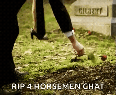 A Person Is Putting A Rose In The Ground Next To A Grave . GIF