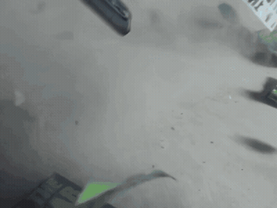 A Person Is Using A Pen To Write On A Piece Of Paper With A Green Screen GIF