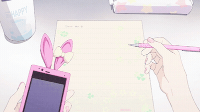 A Person Is Writing On A Piece Of Paper While Holding A Cell Phone GIF