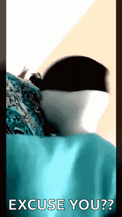 A Person Laying On A Bed With The Words Excuse You GIF