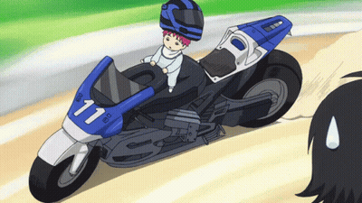 A Person On A Motorcycle With The Number 11 On The Front GIF